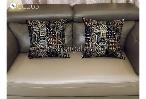 Velvet Cushion Cover Home Decor Handmade Embroidered Throw Pillow Customize Decorative Sham House Warming Bridal Shower Wedding Gift