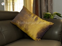 Pure Silk Pillowcase Cushion cover Lumbar Cover Rectangle Handmade Wedding Gift Dupioni Silk Sham Pillow Home Decor House Warming Bridal Pillows