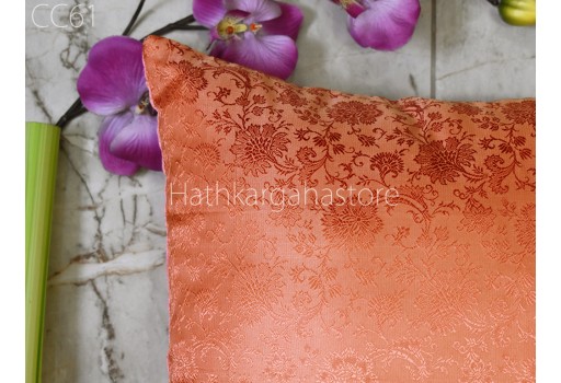 Jacquard Silk Cushion Cover Handmade Customized Throw Pillow Decorative Home Decor Embroidery Pillow Cover House Warming Bridal Shower Gift
