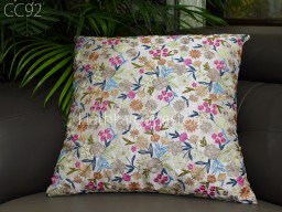 Embroidered Cushion Cover Handmade Embroidery Throw Pillow Decorative Home Decor Pillow Cover House Warming Bridal Shower Wedding Gifts.
