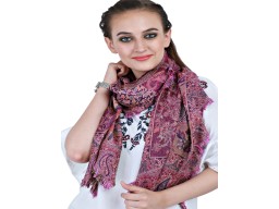 Embellished Women’s Fashion Scarf Frayed Edges Autumn Scarves Accessory Long Evening Wrap Indian Rayon Gift for Mom Christmas shawl Stoles
