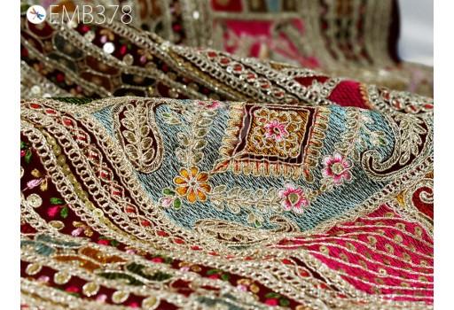 Use our heavy embroidery georgette fabric for making skirts