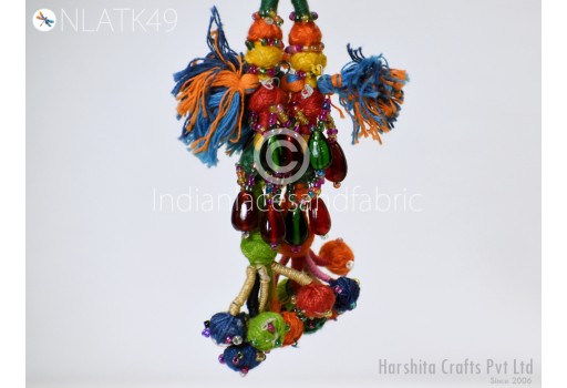 Handmade Kutchi Tribal Gypsy Cotton Tassels Decorative Embellishments Hair Accessory Pom Pom Camel Swag DIY Crafting Jewelry Charms Tassel