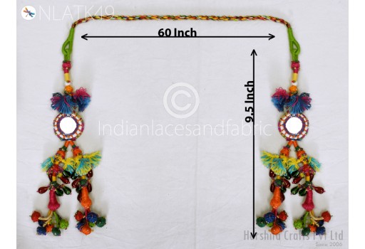 Handmade Kutchi Tribal Gypsy Cotton Tassels Decorative Embellishments Hair Accessory Pom Pom Camel Swag DIY Crafting Jewelry Charms Tassel