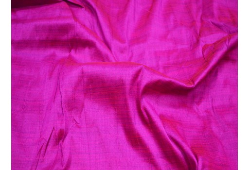 Iridescent magenta black poly dupioni fabric by the yard wedding bridesmaid Christmas prom dresses sewing crafting costumes cushion covers drapes vest coat tie boutique material fabric
