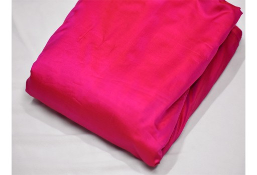 60 Gsm Iridescent magenta red Indian pure silk fabric by the yard mulberry silk home decor curtain scarf costume apparel wedding dresses hair crafting sewing accessories fabric