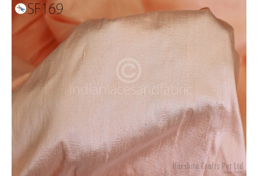 Indian Champagne Pure Dupioni Fabric Raw Silk by the Yard Wedding Dresses Pillow Cover Drapery Curtains Cushions Costume Sewing Waist Coat