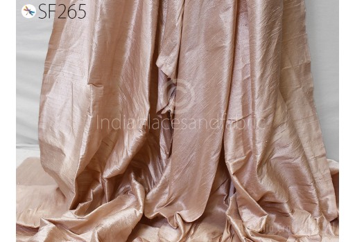 Dusty Rose color pure dupioni fabric by the yard wedding dresses pillowcases drapery curtains cushions bridesmaid costumes home decor sewing raw silk