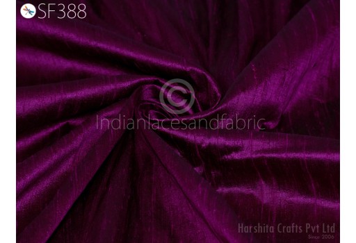 Wedding Bridal Dresses Dupioni by the Yard Indian Silk Fabric Iridescent Plum Black Shantung Raw Dupion Sewing Upholstery Pillowcase Fabric