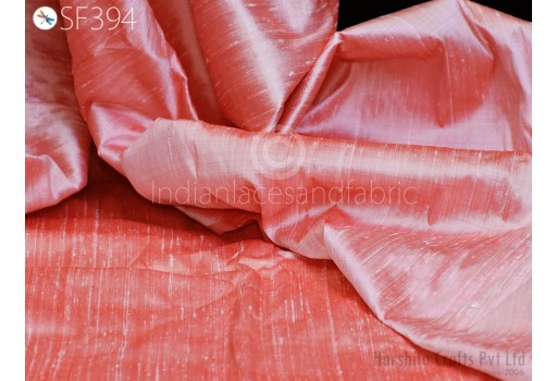 Bridal Dresses Making Pure Dupioni Fabric by the Yard Indian Iridescent White Red Shantung Raw Silk Dupion Wedding Sewing Crafting Fabric