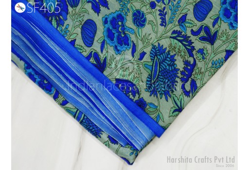 Hair Crafting Dupatta Making Soft Printed Silk by the yard Fabric Wedding Dress Bridal Saree Costumes Drapery Lampshade Silk Print