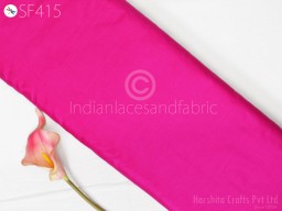60gsm Magenta Indian Wedding Dress Silk by the yard Bridesmaids Party Dress Soft Pure Plain Fabric Pillowcases Cushion Covers Drapery