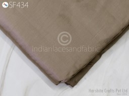 80gsm Silk Fabric by the yard Indian Cedar Brown Pure Plain Silk Wedding Dress Bridesmaid Costume Party Dresses Drapery Crafting Sewing