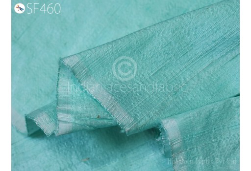 Tiffany Blue Pure Dupioni Wedding Dresses Fabric Raw Silk by the Yard Indian Pillowcases Drapery Curtains Cushion Cover Costume upholstery