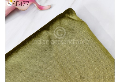80gsm Iridescent Indian Antique Gold Pure Silk Fabric by the yard Soft Silk Curtains Scarf Costume Apparels Wedding Evening Dresses Dolls