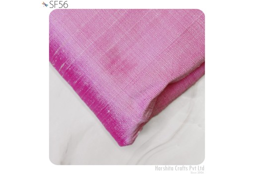 Iridescent pink pure dupioni by the yard indian raw silk wedding dresses costume sewing craft cushion cover table runner drapes upholstery