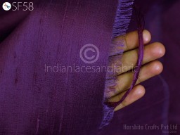 Violet indian pure dupioni silk raw fabric by the yard dupion wedding bridesmaid prom dresses crafting sewing pillowcases costume upholstery