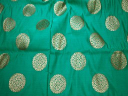 Sea Green Brocade by the Yard Wedding Dress Banarasi lehenga Skirt costume Fabric Kurta blouses making Kurtis Hand Purse Wall Décor clothing accessories boutique material