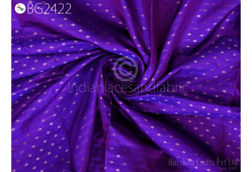 80gsm Dress Material Pure Mysore Silk Fabric by The Yard Brocade Zari Buttie Indian Wedding Bridal Costume Blouses Pillowcases Home Decor