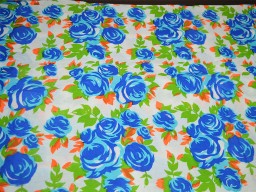 Bright Colors Pure Cotton Indian Printed Fabric By The Yard Summer Dresses Drapery Quilting Sewing Crafting Cushion Cover Baby Nursery Cribs Curtains Home Decor Fabric