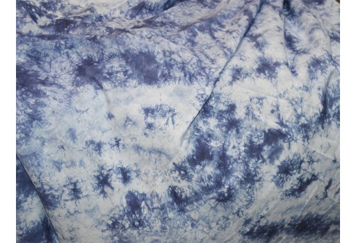 Dark Blue Screen Printed Fabric Tie Dye Soft Cotton Quilting Fabric By The Yard Summer Dresses Apparels Curtains Cushion Covers Home Decor 