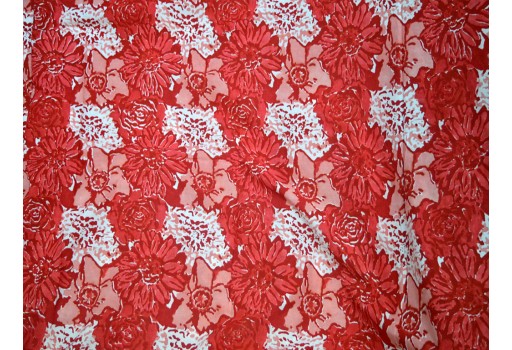 Indian Fabric Quilting Block Print Cotton Fabric Hand Stamped Cotton Fabric By By The Yard Cotton Fabric Summer Dress Fabric Dress Material Home Decor Table Runner Cushion Covers