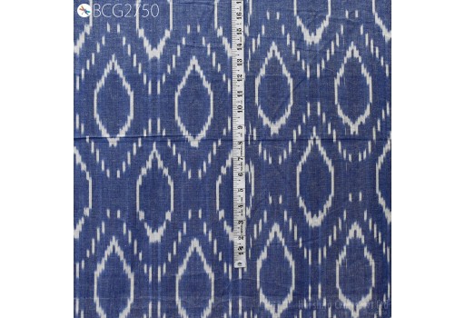 Home Decor Sewing Indian Ikat Cotton Fabric by the yard 2/60 Handwoven Kids Women Summer Dresses Costumes Handloom Quilting Pillow's Drapery