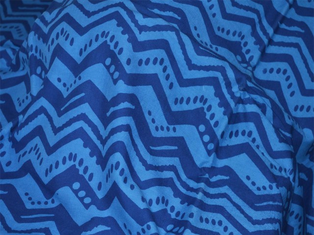 Quilting Sewing Blue Crafting Baby Nursery Crib Drapes Clothing Apparels Indian Boho Cotton Fabric By The Yard Women Dress Home Decor Table Runner Cushion Covers Making