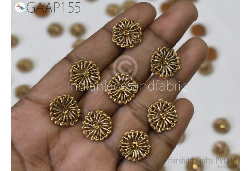 50 Tiny Zardozi Appliques Patch Rhinestone Decorative Sewing Accessory Indian Small  Craft Headband Scrap Booking Decor Beaded Applique