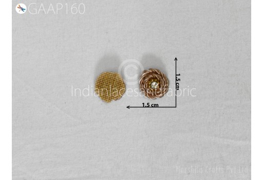50 Tiny Zardozi Appliques Patch Rhinestone Decorative Sewing Accessory Indian DIY Craft Headband Scrap Booking Decor Small Beaded Applique