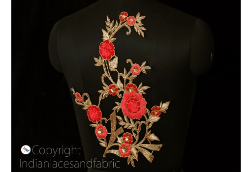 Pakistani Chiffon Dress | Threads Embroidery Patch Work – Nameera by Farooq