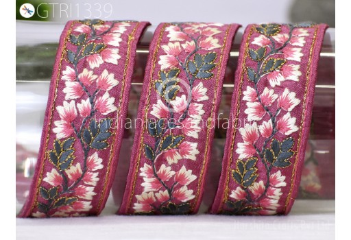 9 Yard Embroidered Indian Trim Decor Sari Embellishment Bridal Belt Embroidery Crafting Border Saree Ribbon Cushions Covers Home Décor Sewing Trimmings