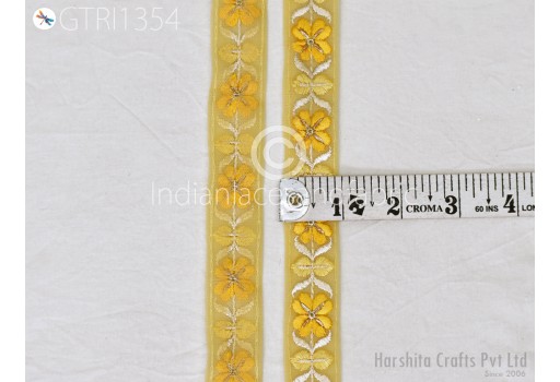 9 Yard Indian Trims Embroidery Saree Border Embellishments Laces Decorative Embroidered Costume Sari Sequined Trimmings DIY Crafting Ribbon Clothing Accessories