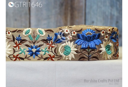 9 Yard Embroidery Fabric Trim Dresses DIY Crafting Indian Embroidered Decorative  Laces Sari Border Saree Ribbon Sewing Curtain Home Decor