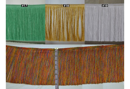 9 yard Decorative Edging Curtain Home Décor Beach Bag Dresses Holiday Tapes Long Brush Fringe Trim Sewing Crafts Indian Thread Fringed Trimmings