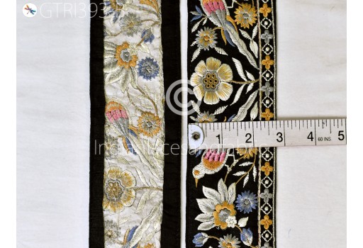 9 yard embroidered table runner ribbon bird Indian sari border party wear saree trimming sewing crafting dress's embroidery laces home décor dupatta making tape accessories clothing