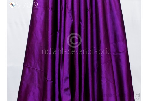 80 gsm Iridescent Purple Black Indian Pure Silk Fabric by the yard Soft Silk Curtains Scarf Costume Apparels Wedding Evening Dresses Dolls Wall Decor Home Furnishing