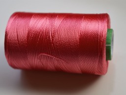 Rose Red Silk Thread Spool  Art Silk Thread