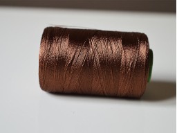 Penny Brown Silk Thread Spool Art Silk Thread Hand And Machine 