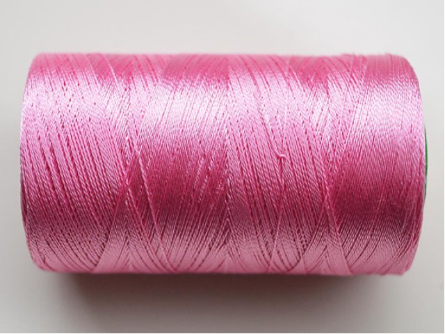 Pink Flamingo Silk Thread Spool Art Silk Thread Hand And Machine Embroidery Thread