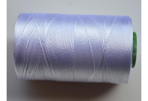 White Silk Thread Spool Art Silk Thread Hand And Machine Embroidery Thread