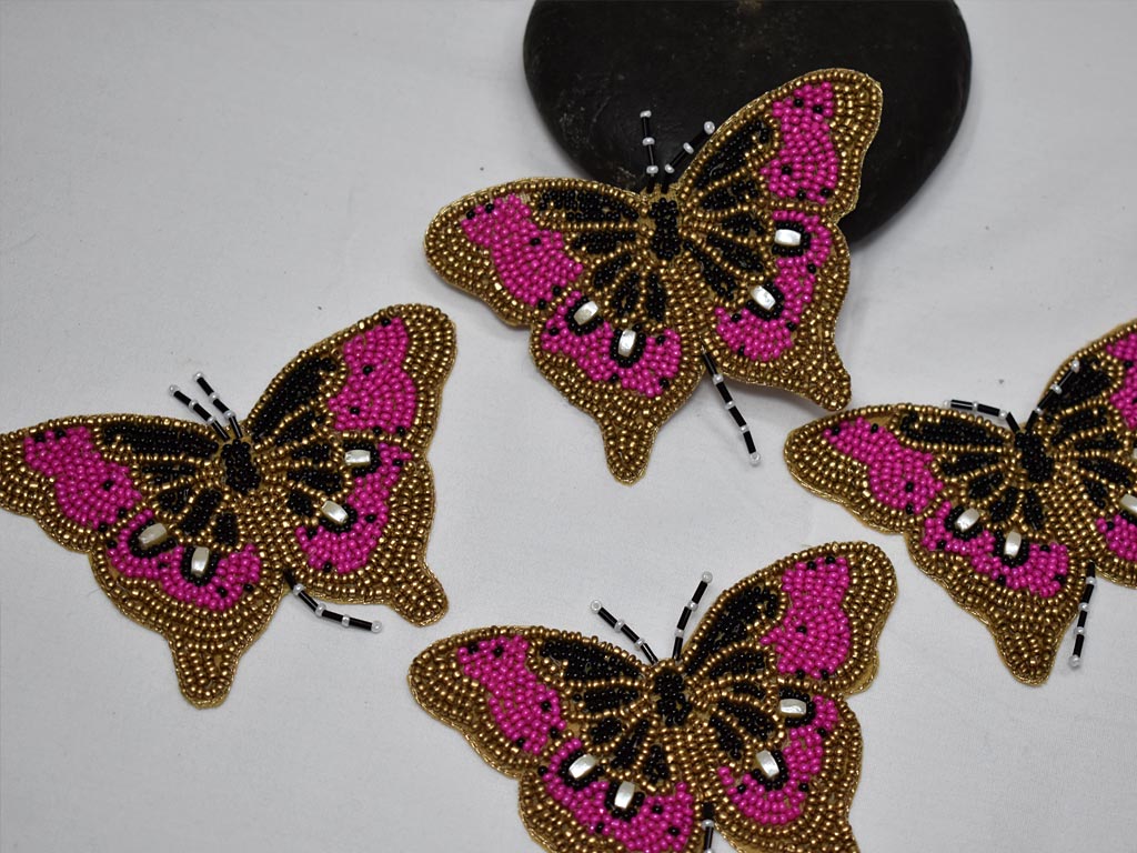Embroidery Diy Butterfly Sew On Patch Badge Embroidered Butterfly Fabric  Applique From Cat11cat, $20.11