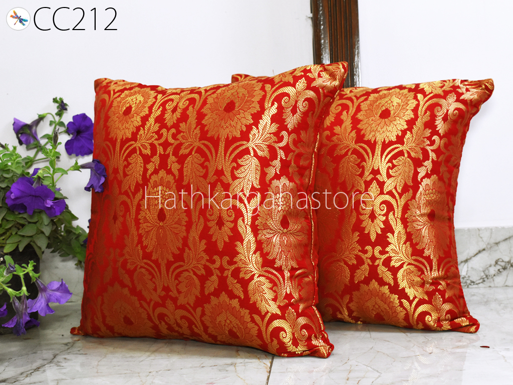 Red Pillow Cover, Decorative Throw Pillow Cover, Red Couch Pillow