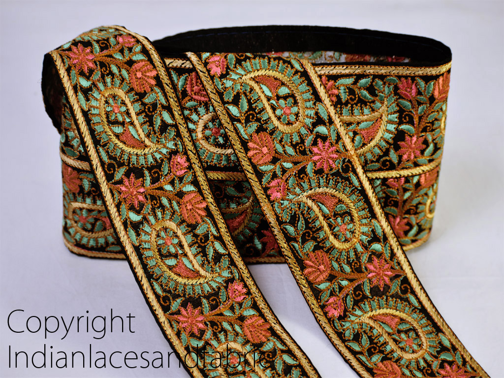 Use our exclusive embroidered trims and other emblishments for ...