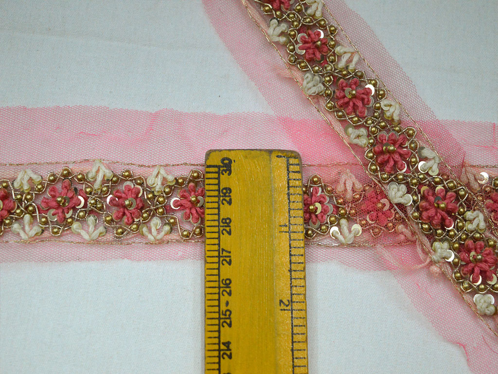 Make beautiful festive wear using our decorative trims and border