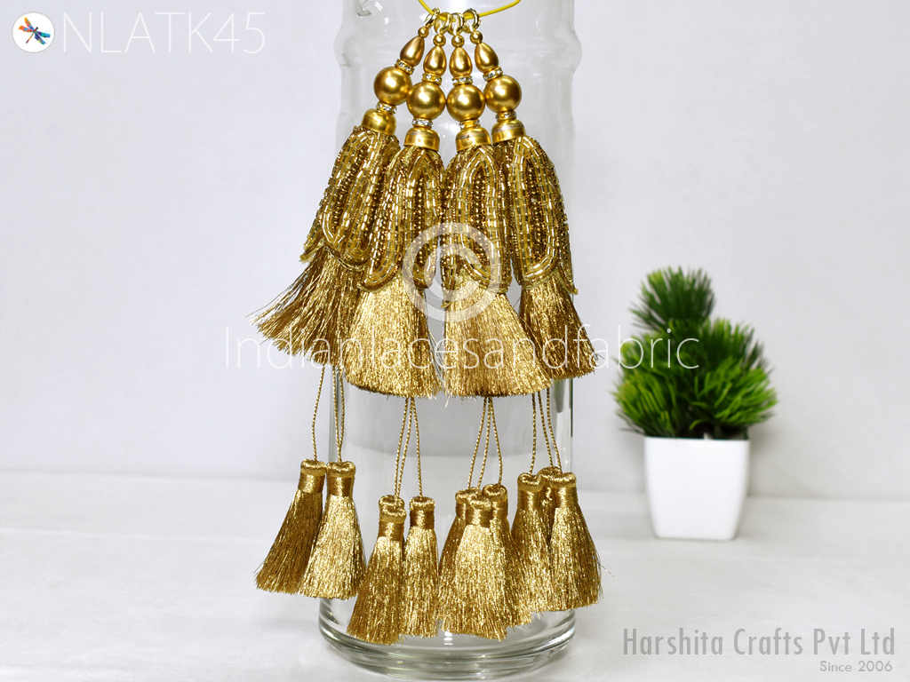 Gold Tassels for Wedding Lehenga / Dress Blouses / tassel charm