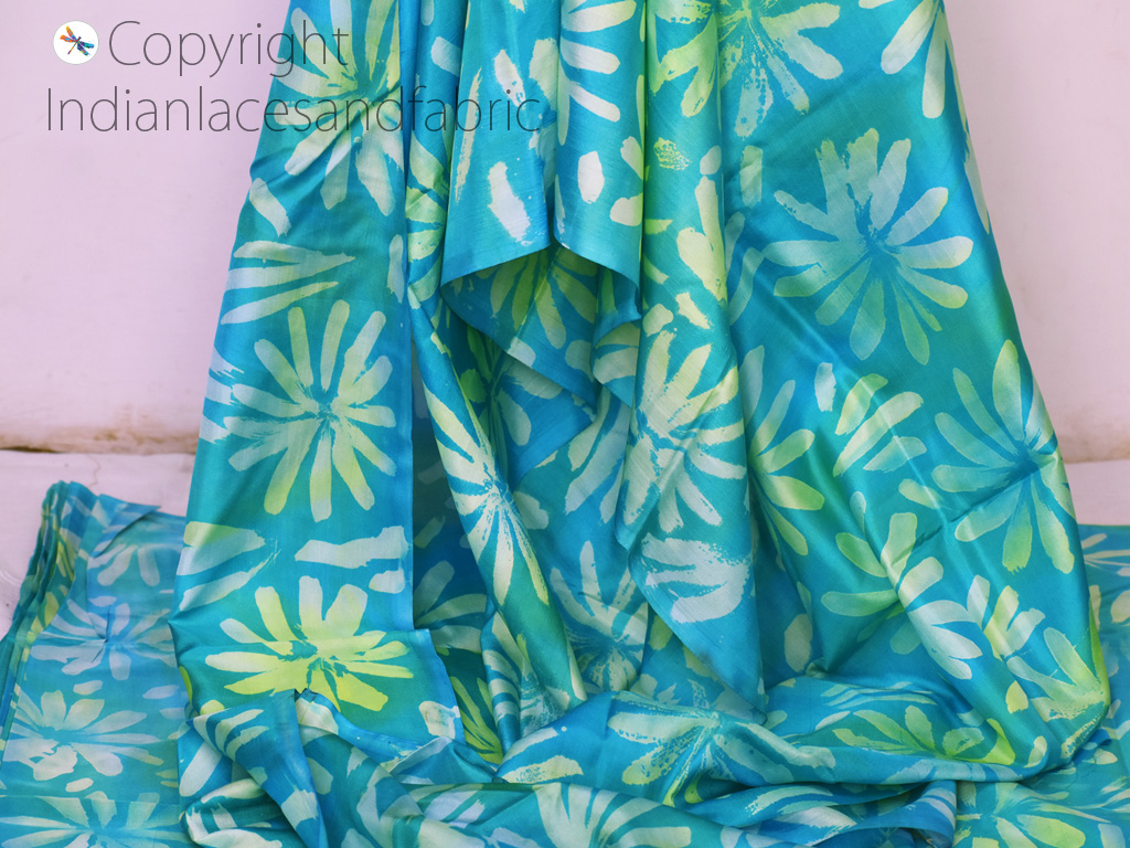 Use our beautiful stunning printed silk for sewing and crafting projects