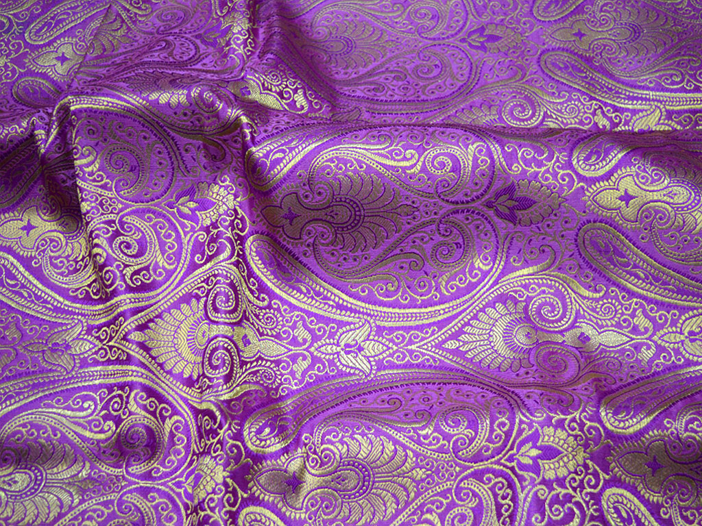 Purple Fabrics by the Yard for Curtain, Upholstery and Home Decor