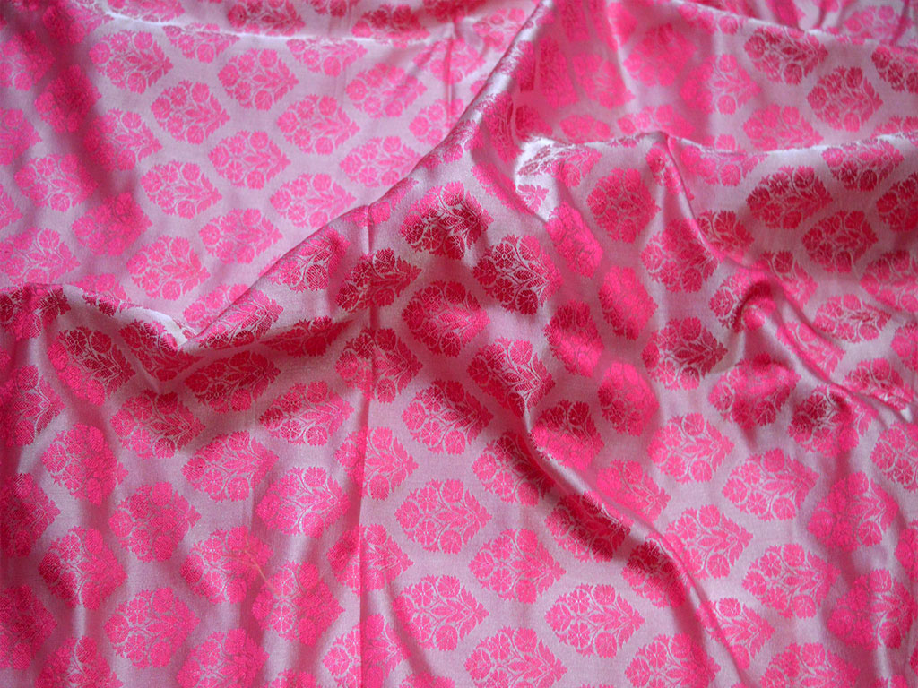 These beautiful banarasi brocade fabric can be used for adding unique ...