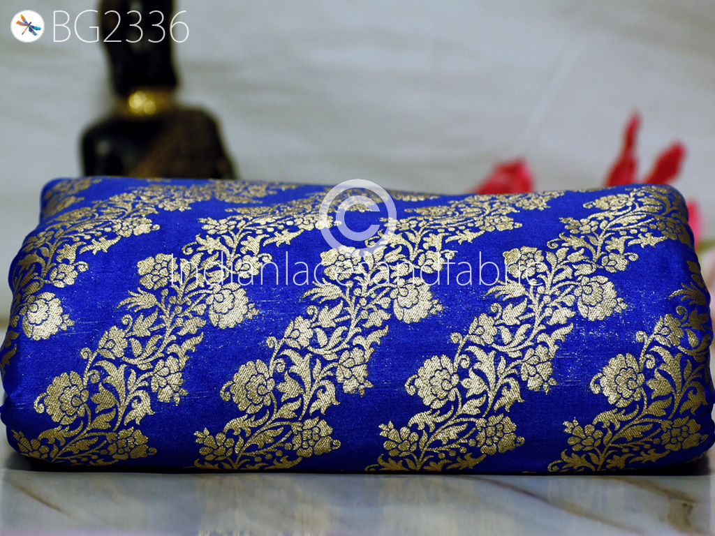 Royal Blue Fabric, Wallpaper and Home Decor